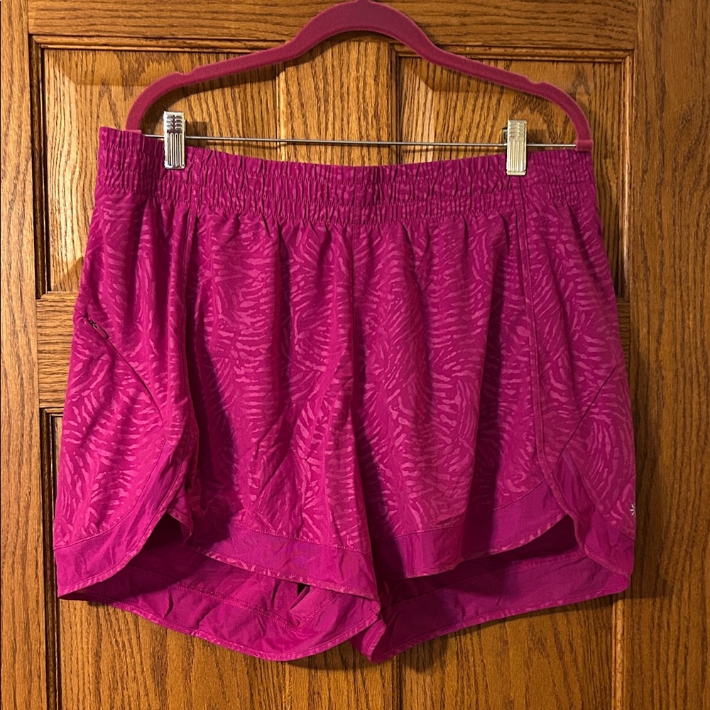 Athleta Fuchsia Mesh Shorts
